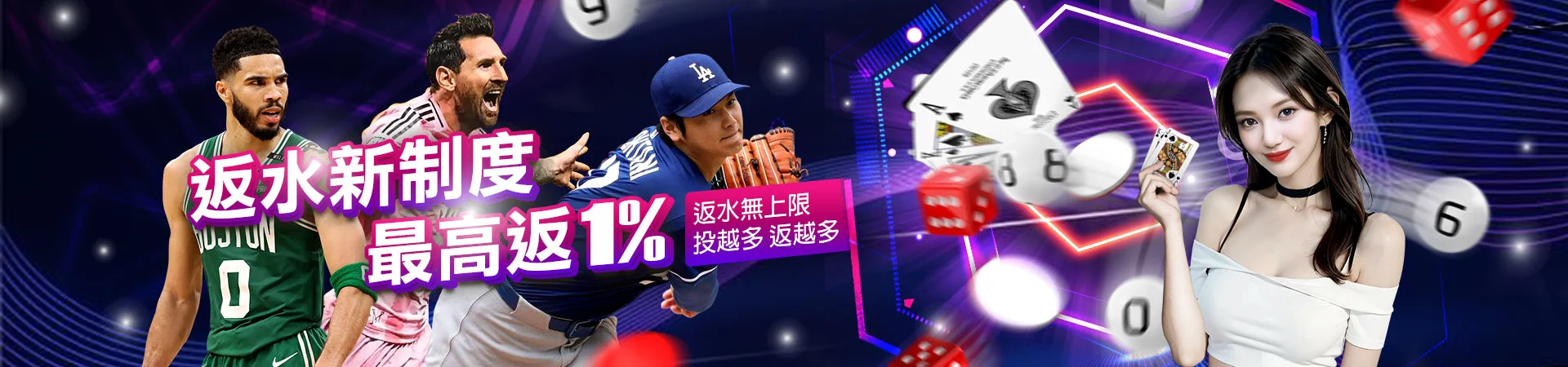 返水無上限